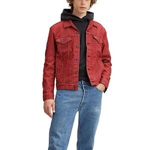 Levi’s Men’s Red Trucker Jacket Size M